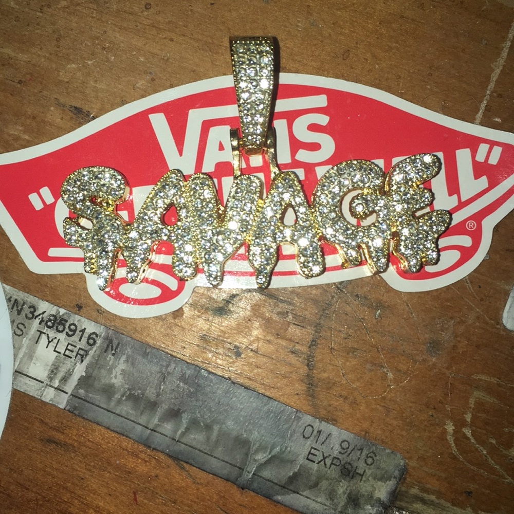 Savage Pendant Chain New Real diamonds